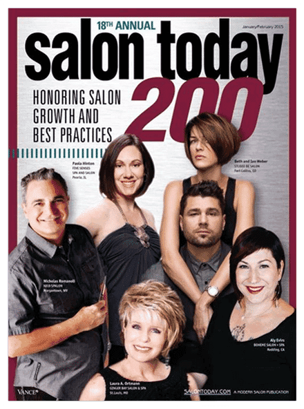 Salon Today magazine cover featuring stylists for annual best practices edition.