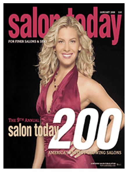 Salon Today magazine cover featuring the 9th annual top 200 salons list.